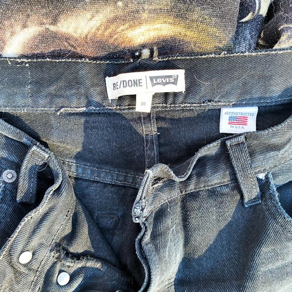 Re/Done Levis ankle length flair - Picture 2 of 6